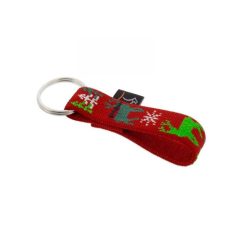 Lupine kulcstartó (Happy Holidays - piros 1,9 cm széles)